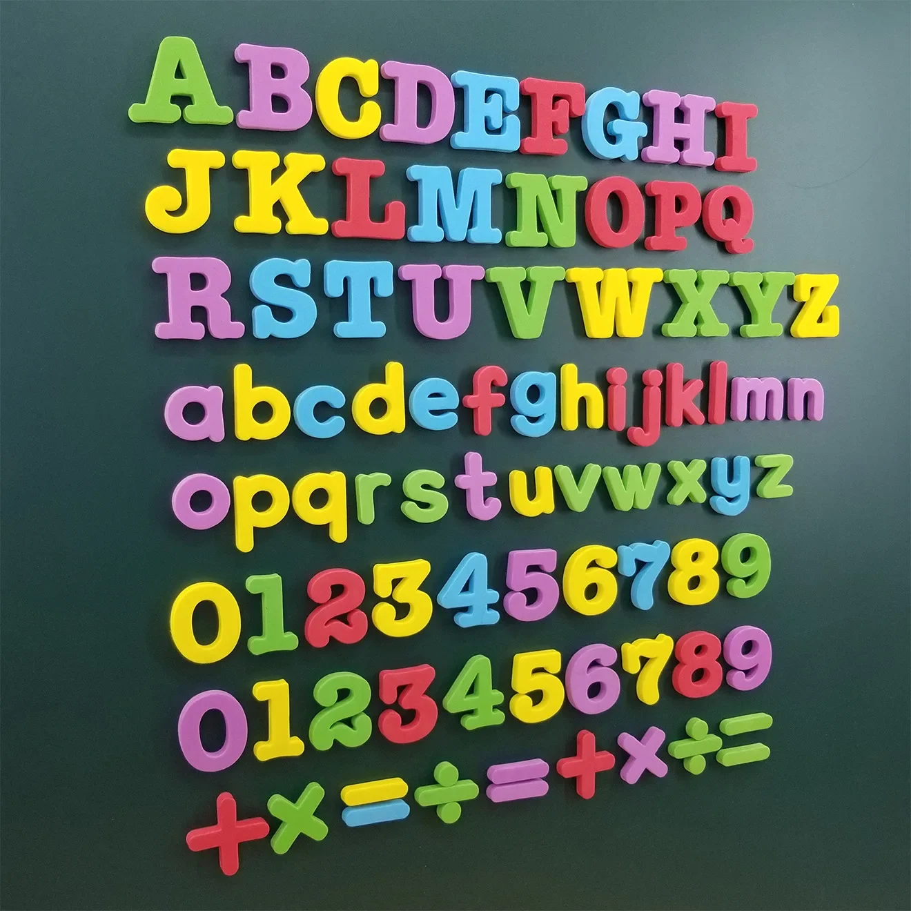 Magnetic Letter Board - Letras magnéticas números alfabeto ABC 123