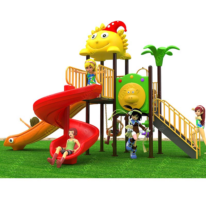 Kids Outdoor Education - Tobogán de Plástico Comercial de 450x270x280cm