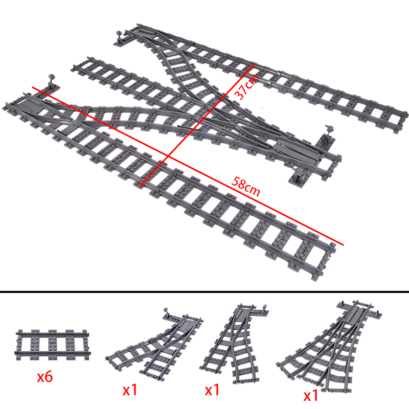 Lego Set Creator - MOC Tren Urbano: Set de Vías