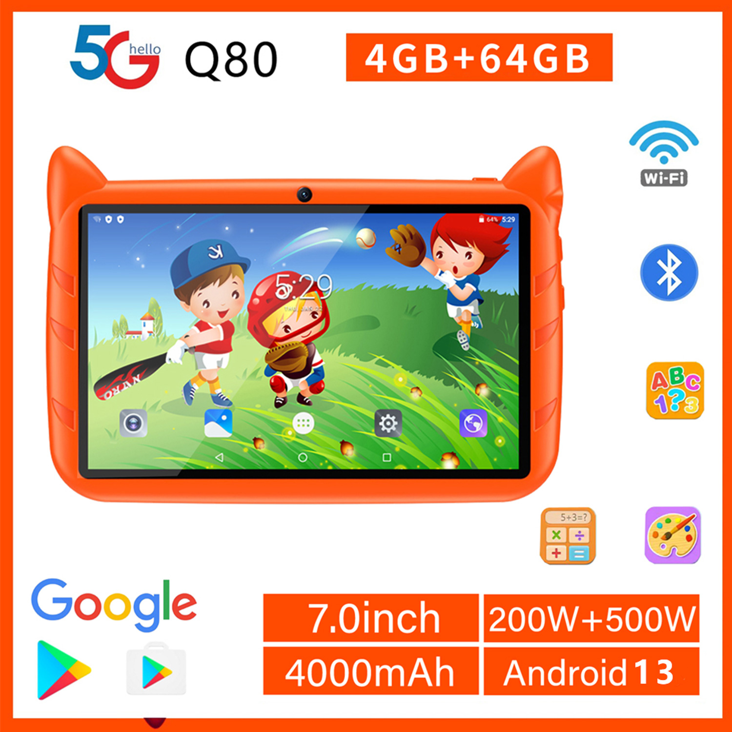 Kids Education Tablet - Nuevo 5G WiFi tableta para niños