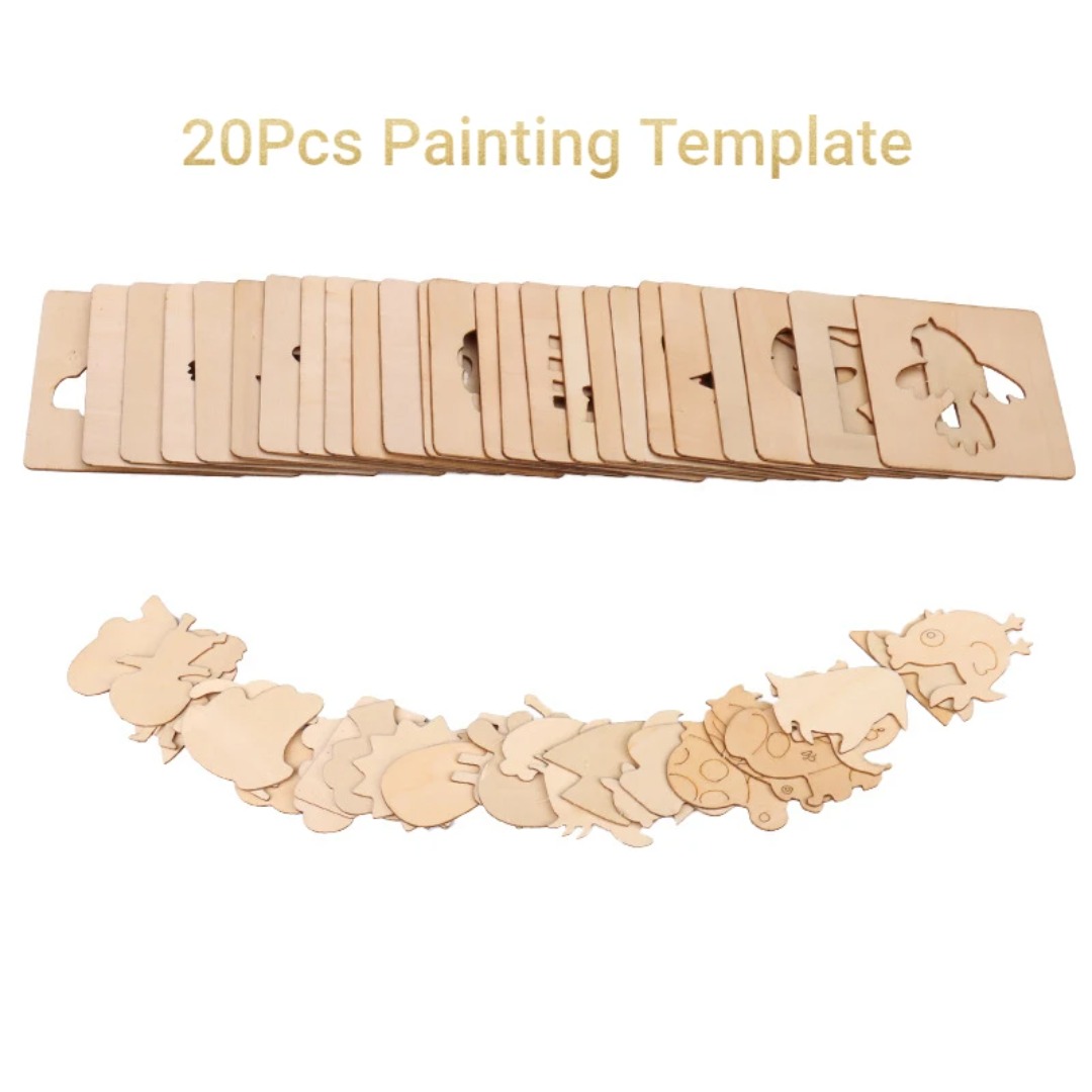 Kids Education Template - Plantillas de dibujo de madera Montessori