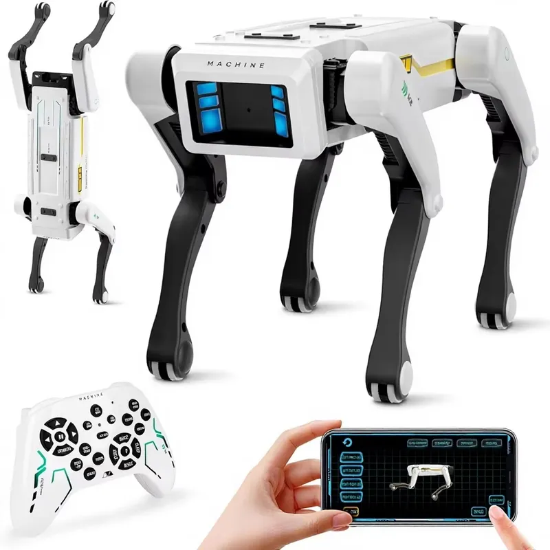 Kids Education Program - Perro Robot Inteligente, Juguete STEM Interactivo,