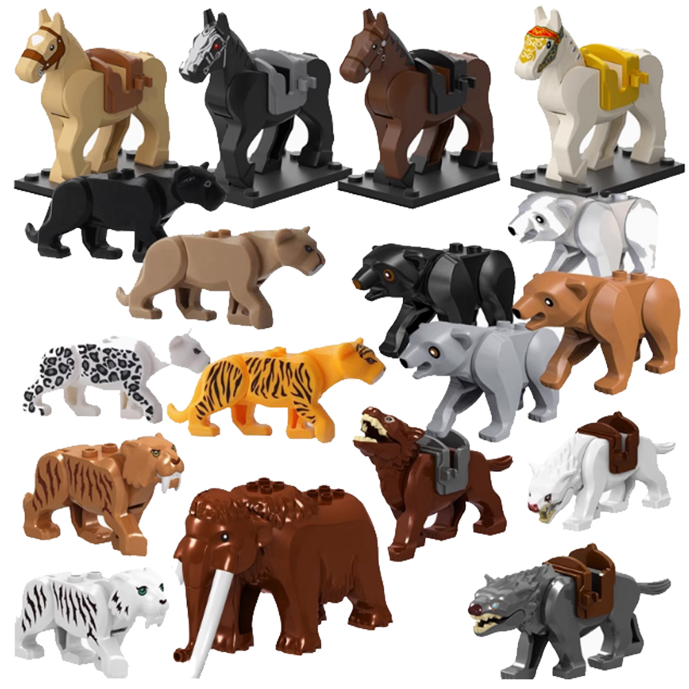Lego Set Creator - MOC City-bloques de construcción de animales,