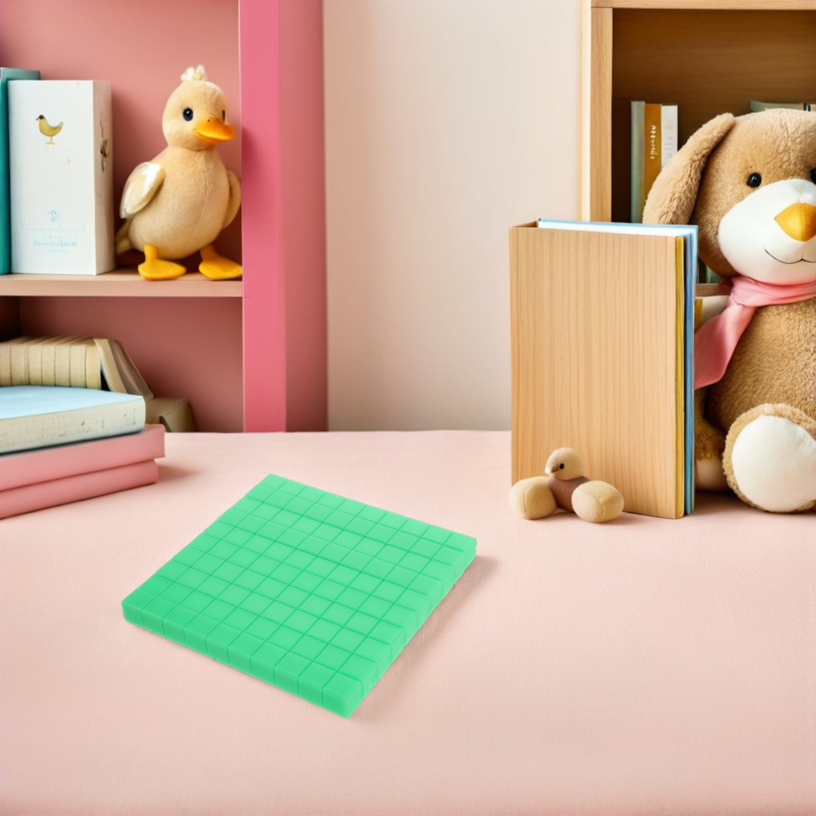 Math Manipulative Set - 1 Juego de Bloques Base Diez,