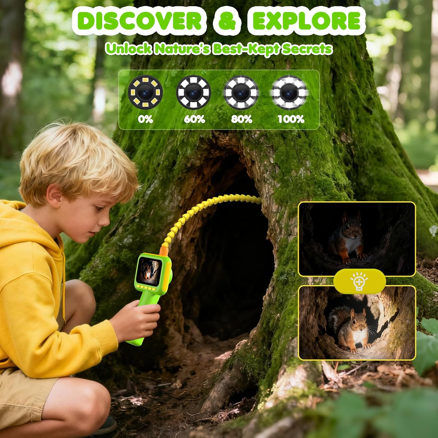Kids Outdoor Education - Endoscopio para Niños, Cámara de Inspección