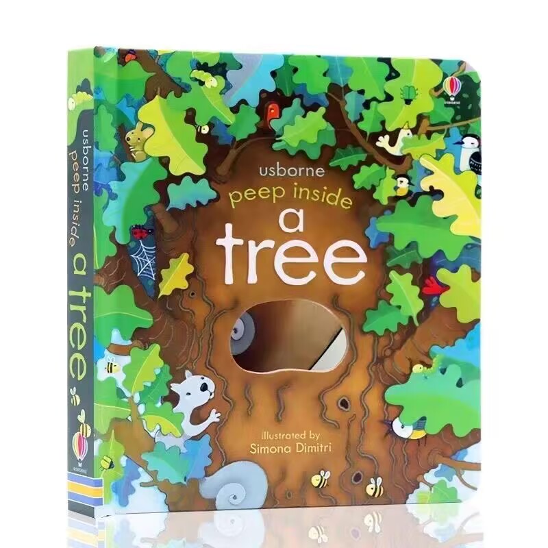 Kids Education Picture - Usborne Peep Inside A Tree, libro