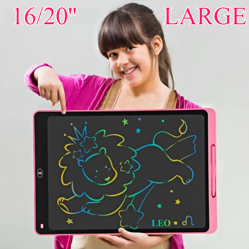 Kids Education Tablet - Tablero de dibujo LCD de 16/20
