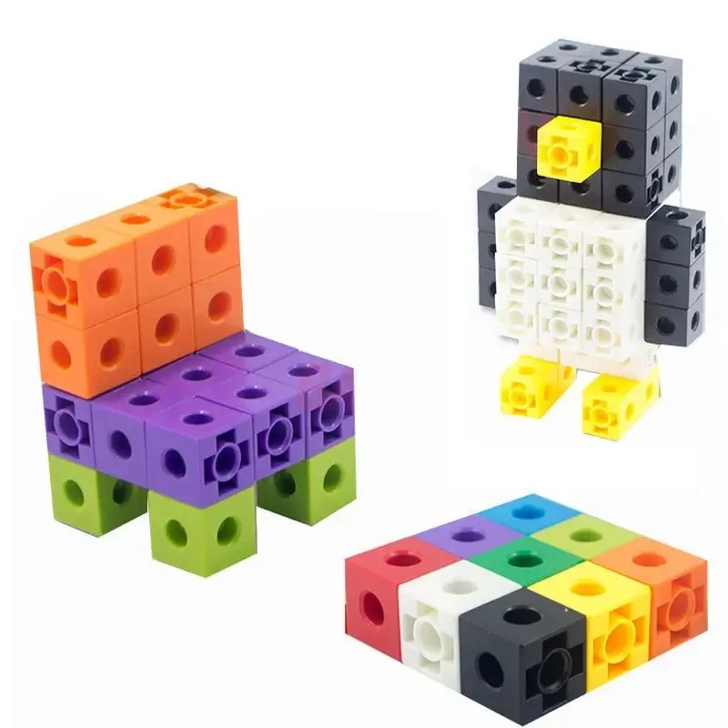 Juego de 100 Cubos de Enlace,  - Math Manipulative Set reseña y precio