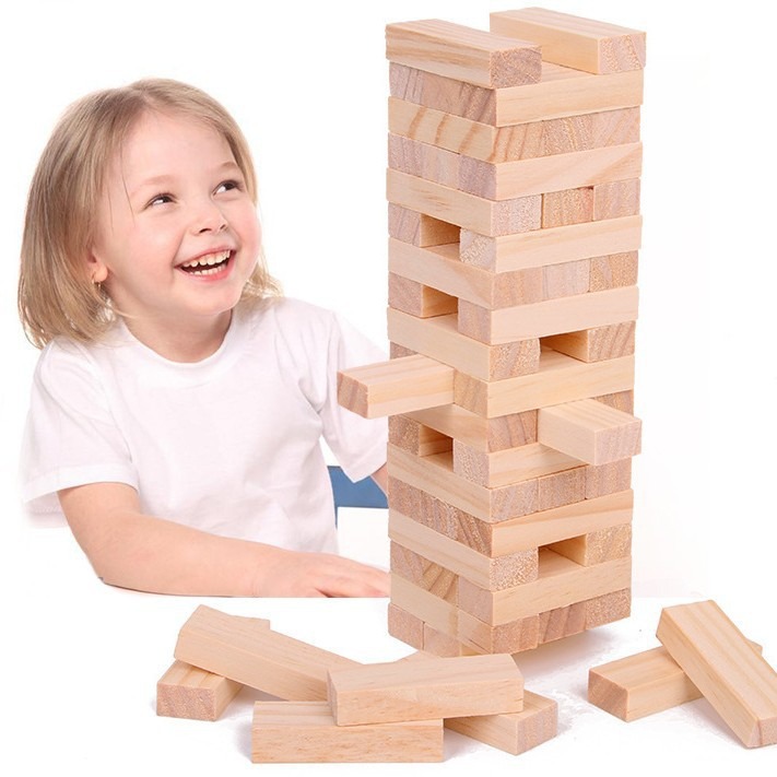 Bloques apilables de madera na - Kids Education Login reseña y precio