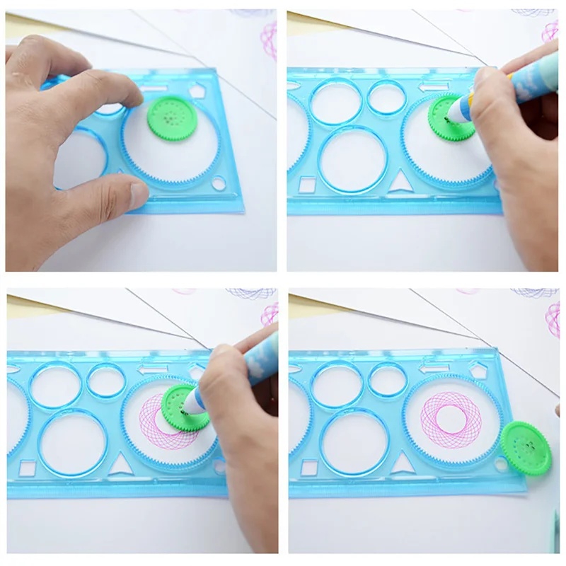 Plantillas de dibujo geométric - Kids Education Template reseña y precio
