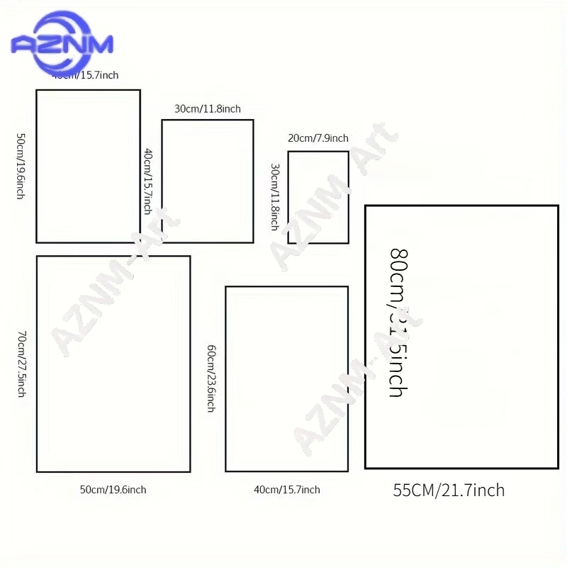 1/2 Piezas de Lienzo Decorativ - Kids Education Picture reseña y precio