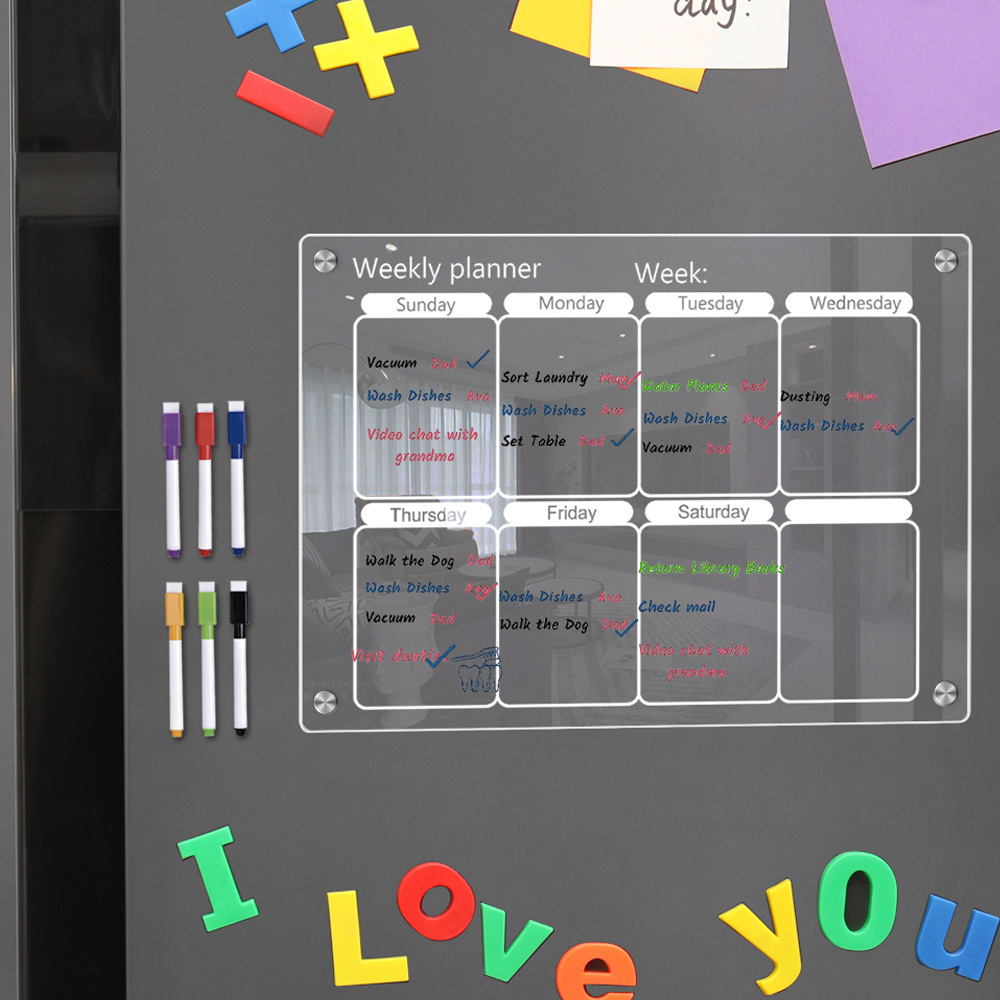 Pizarra de calendario con imán - Magnetic Letter Board reseña y precio