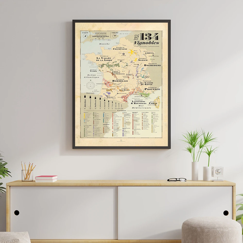 Mapa Retro de Europa, ciudad,  - School Kids Education Quotes reseña y precio