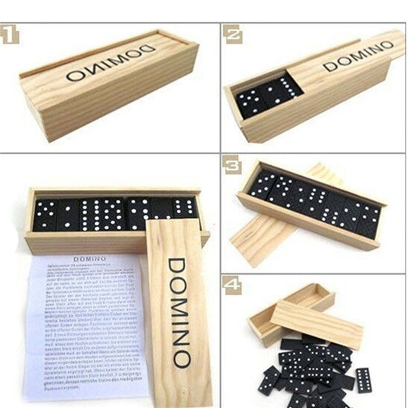 Juego de Dominó de Madera de 2 - Kids Outdoor Education reseña y precio