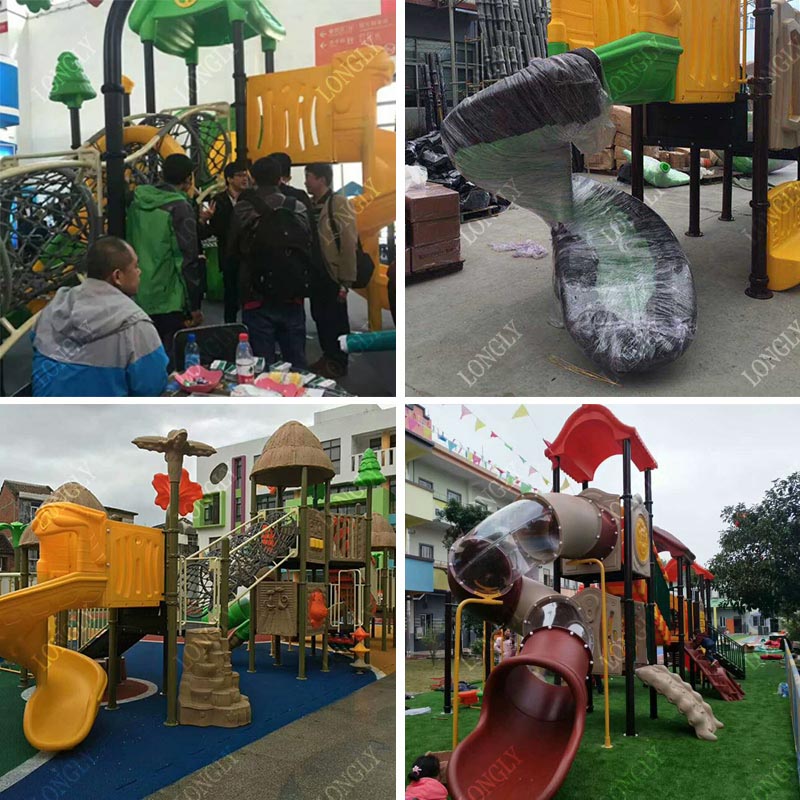 Tobogán de Plástico Comercial  - Kids Outdoor Education reseña y precio