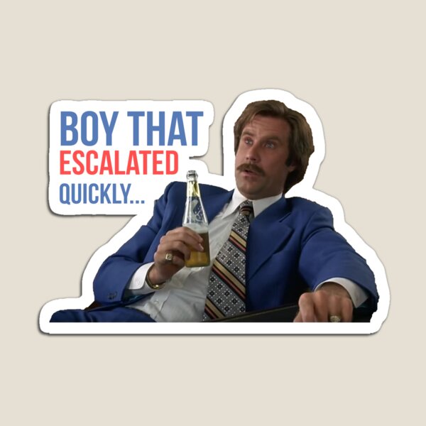 Anchorman Will Ferrell Boy Tha - Magnetic Letter Board reseña y precio