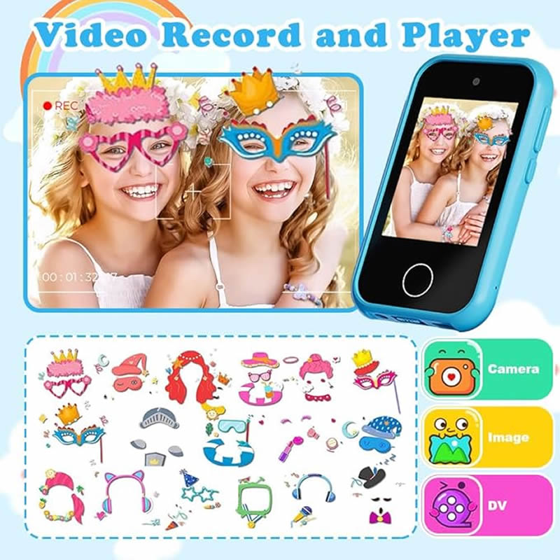 Cámara Digital para Niños, Tel - Kids Education Mobile reseña y precio