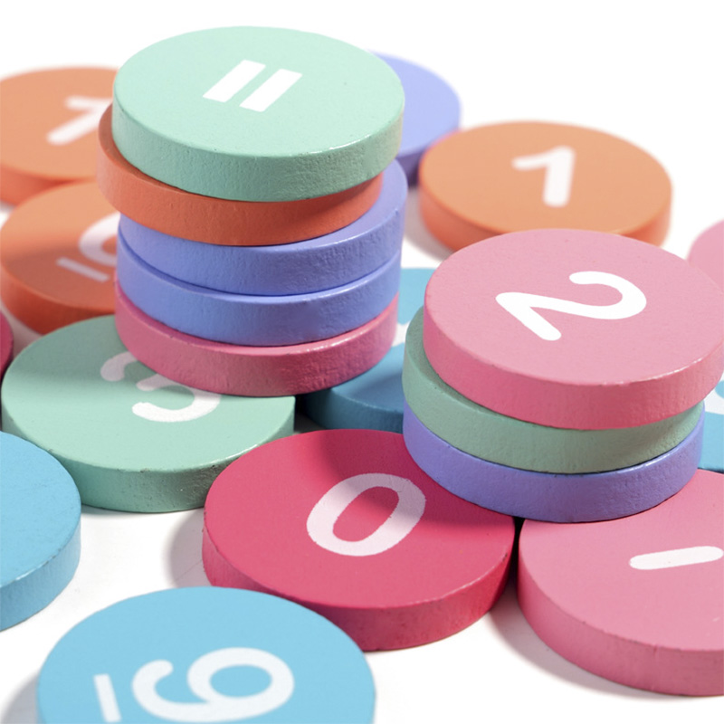 Tablero de números de madera p - Math Manipulative Set reseña y precio