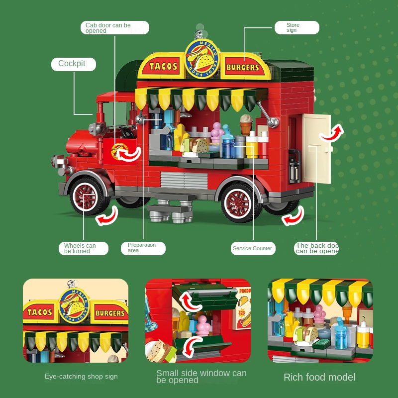 Carrito de Tacos Mexicano, Pue - Kids Education Mobile reseña y precio