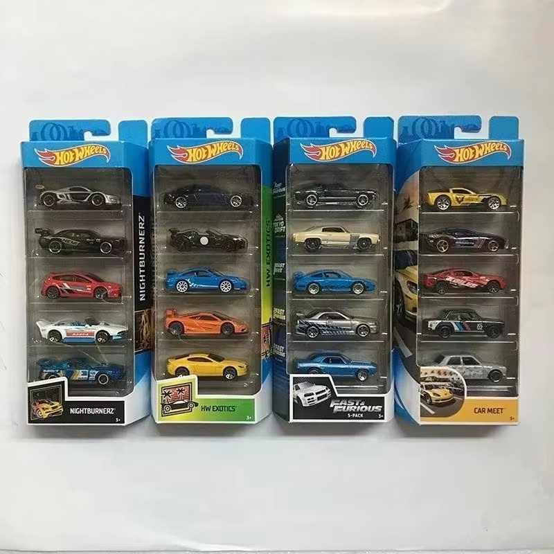 Hot Wheels-Juego de cinco coch - Hot Wheels Car Track Sets reseña y precio