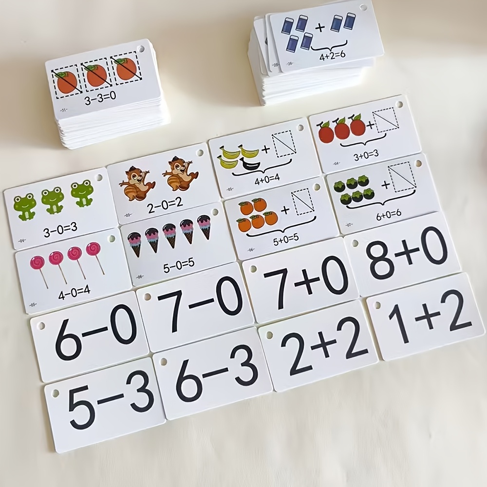 132 tarjetas con problemas de  - Math Manipulative Set reseña y precio