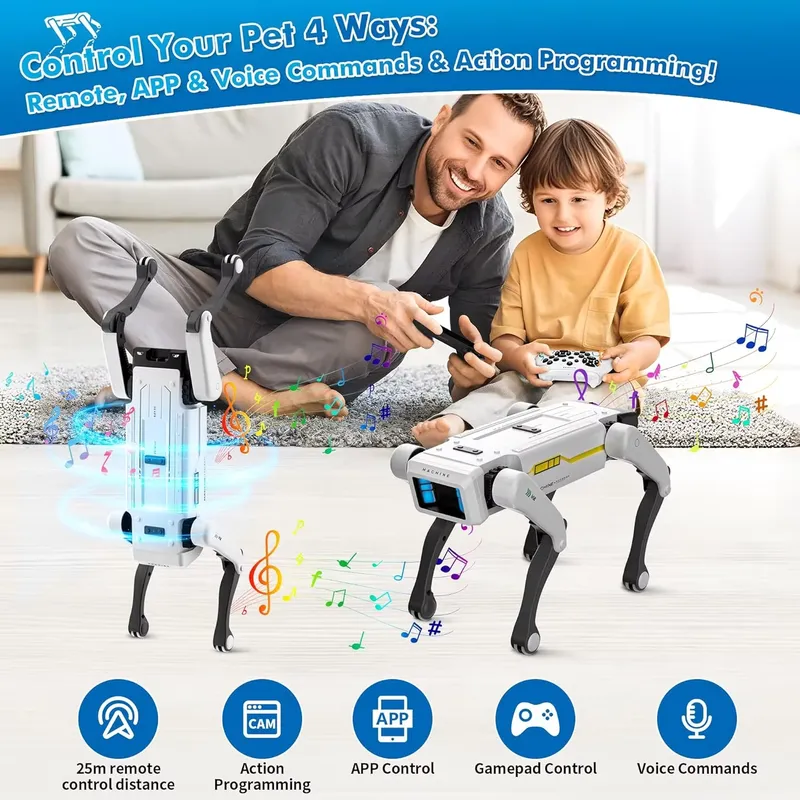 Perro Robot Inteligente, Jugue - Kids Education Program reseña y precio