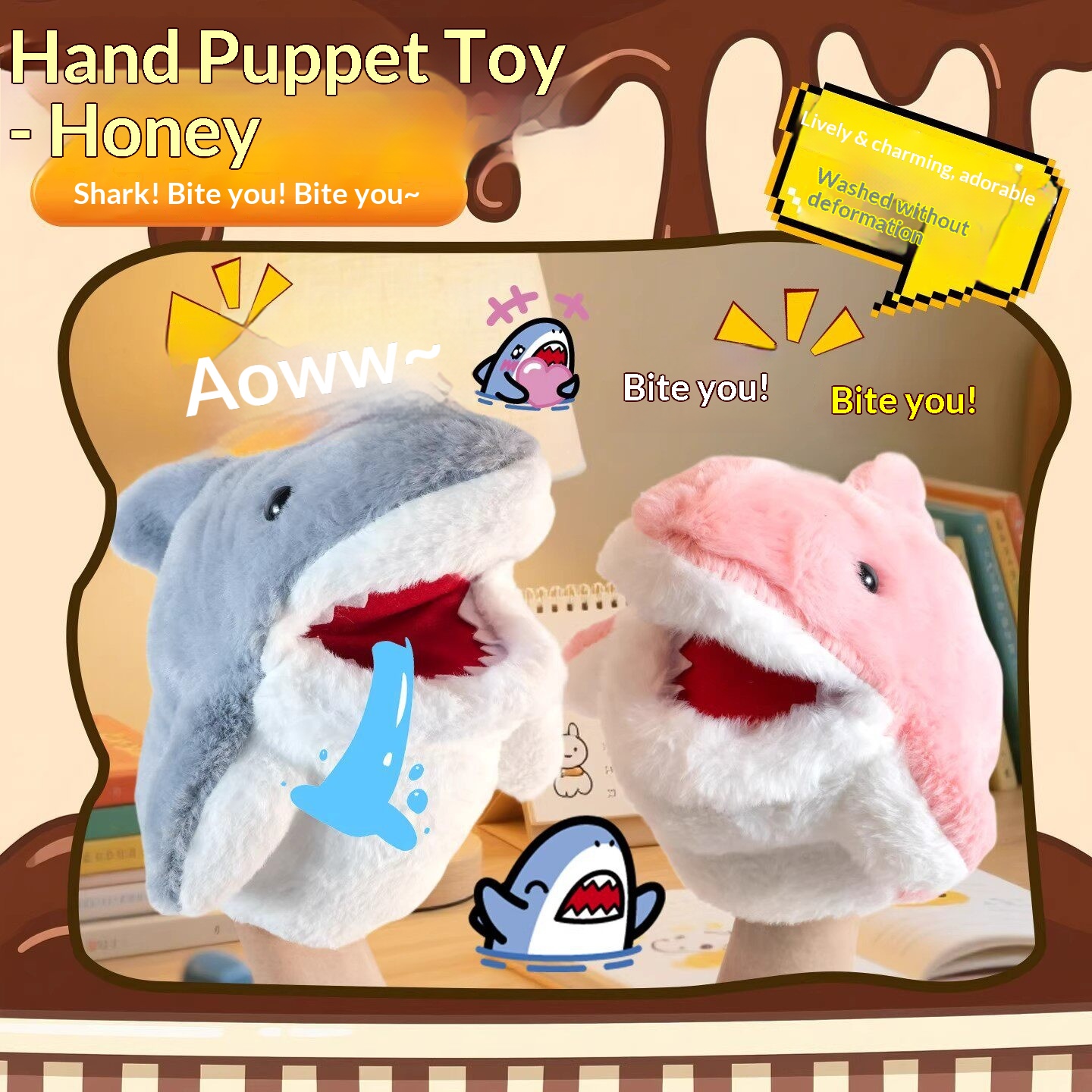 Marioneta de Mano de Tiburón d - Online Educational Games For Kids reseña y precio