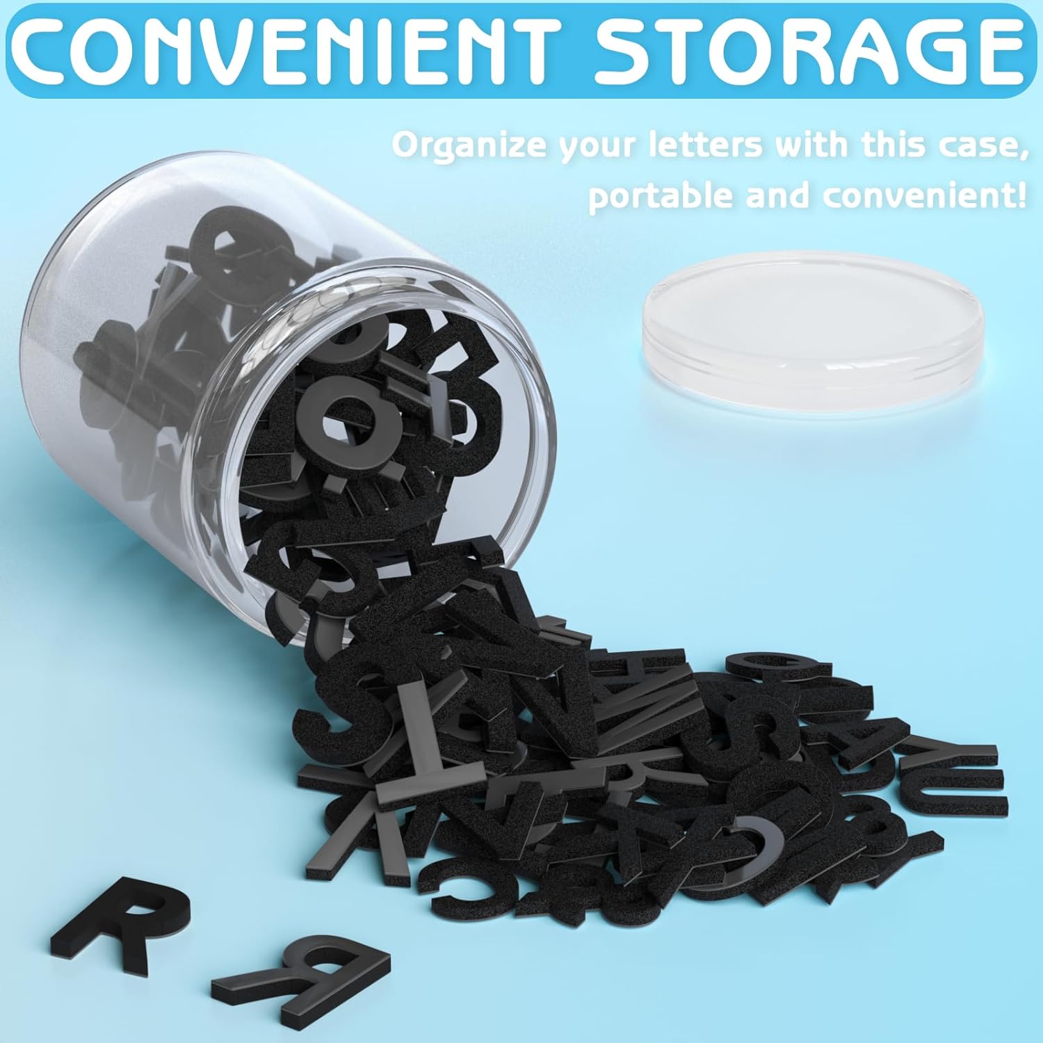 160 Uds. Letras del alfabeto E - Magnetic Letter Board reseña y precio