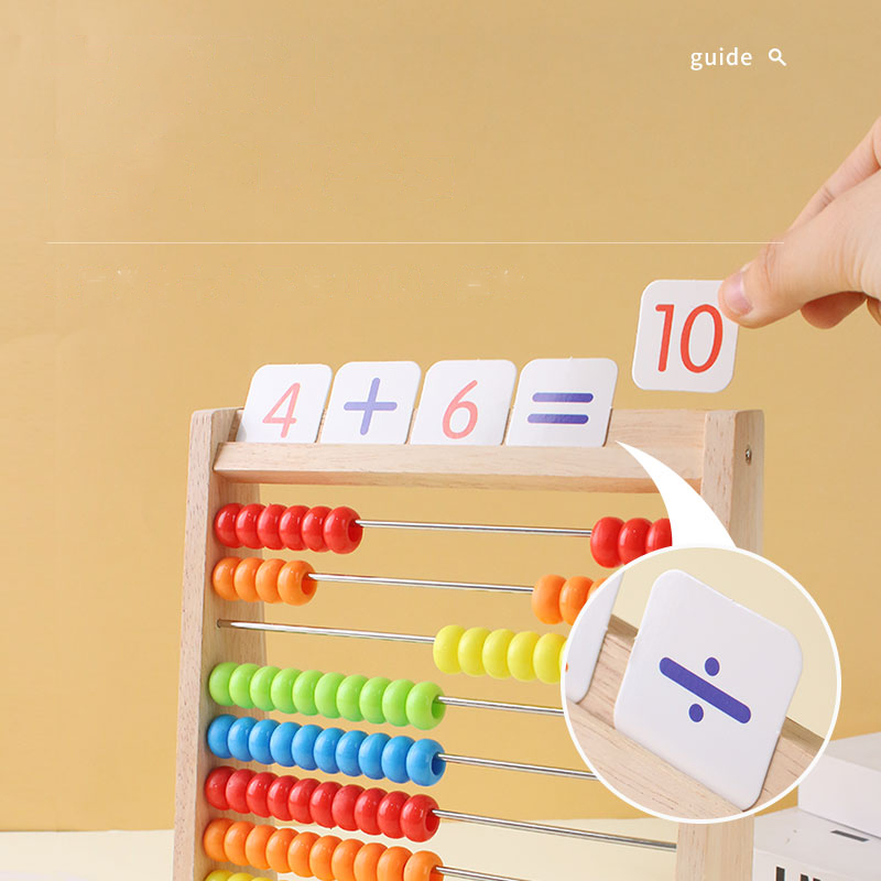 Juguete de conteo de madera Áb - Math Manipulative Set reseña y precio