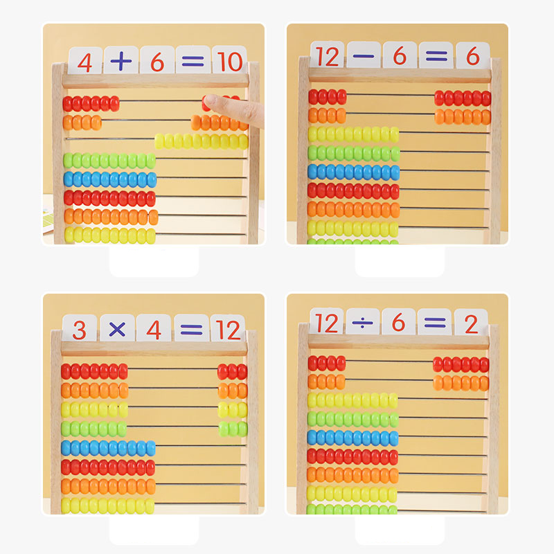 Juguete de conteo de madera Áb - Math Manipulative Set reseña y precio
