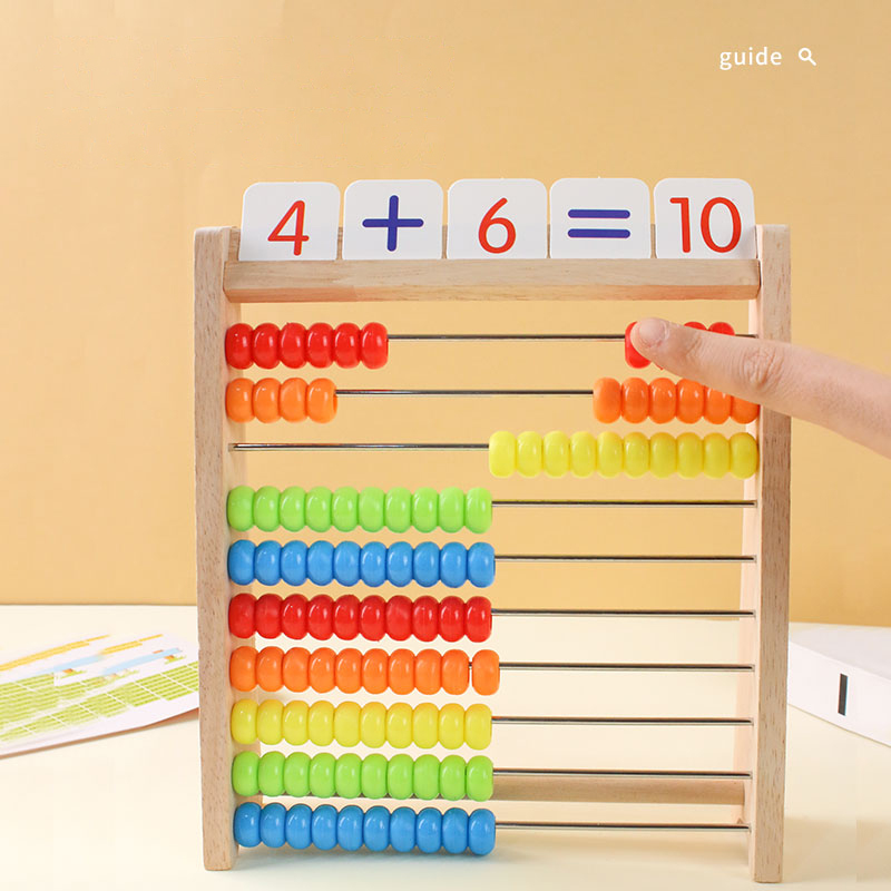 Juguete de conteo de madera Áb - Math Manipulative Set reseña y precio