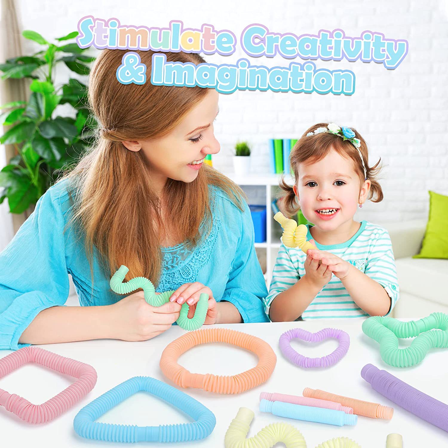 Tubos de colores extensibles,  - Kids Education Youtube reseña y precio