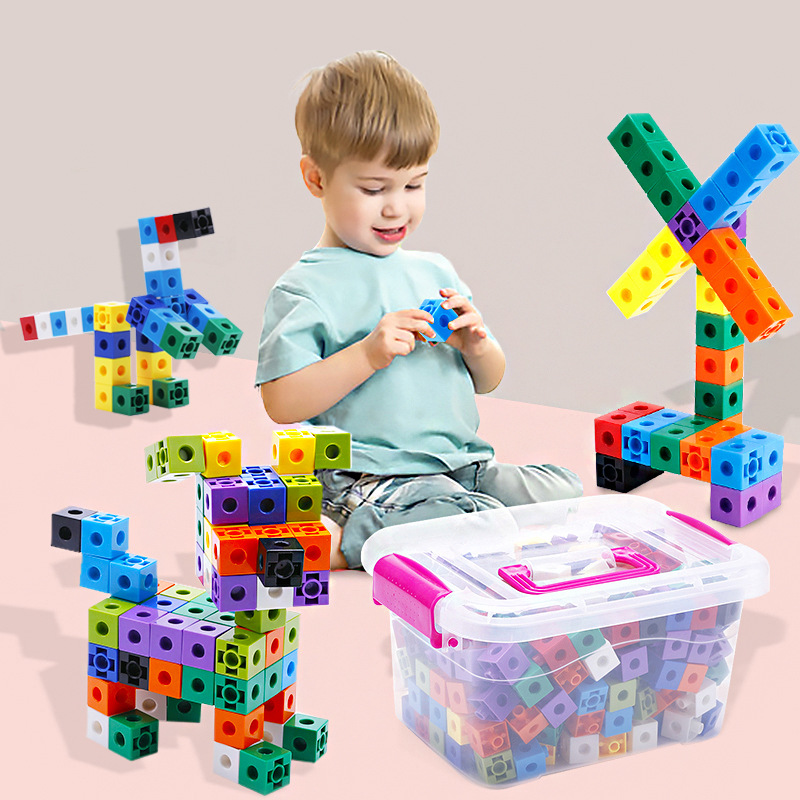 Juego de 100 cubos Math Link,  - Math Manipulative Set reseña y precio