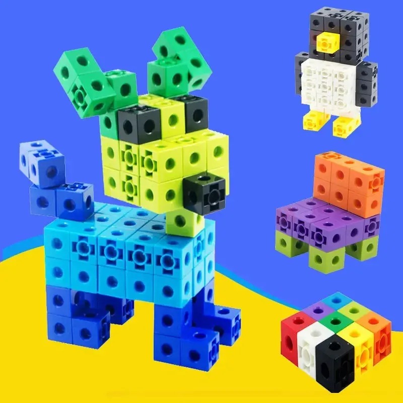 Juego de 100 cubos Math Link,  - Math Manipulative Set reseña y precio