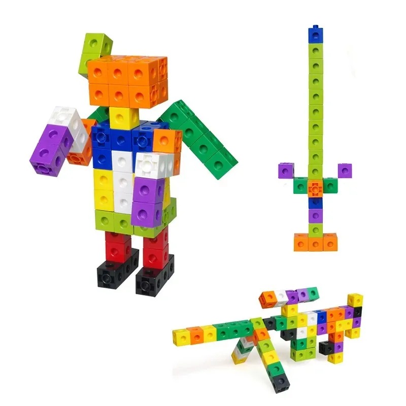 Juego de 100 cubos Math Link,  - Math Manipulative Set reseña y precio