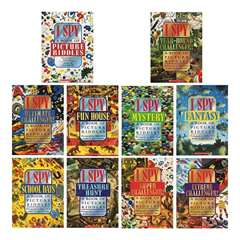 Juego de 10 libros I Spy Ultim - Kids Education Picture reseña y precio