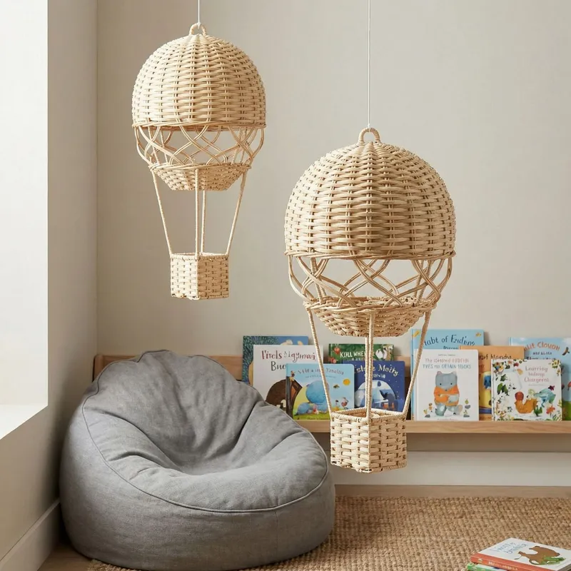 Globo Aerostático de Mimbre Te - Kids Education Youtube reseña y precio