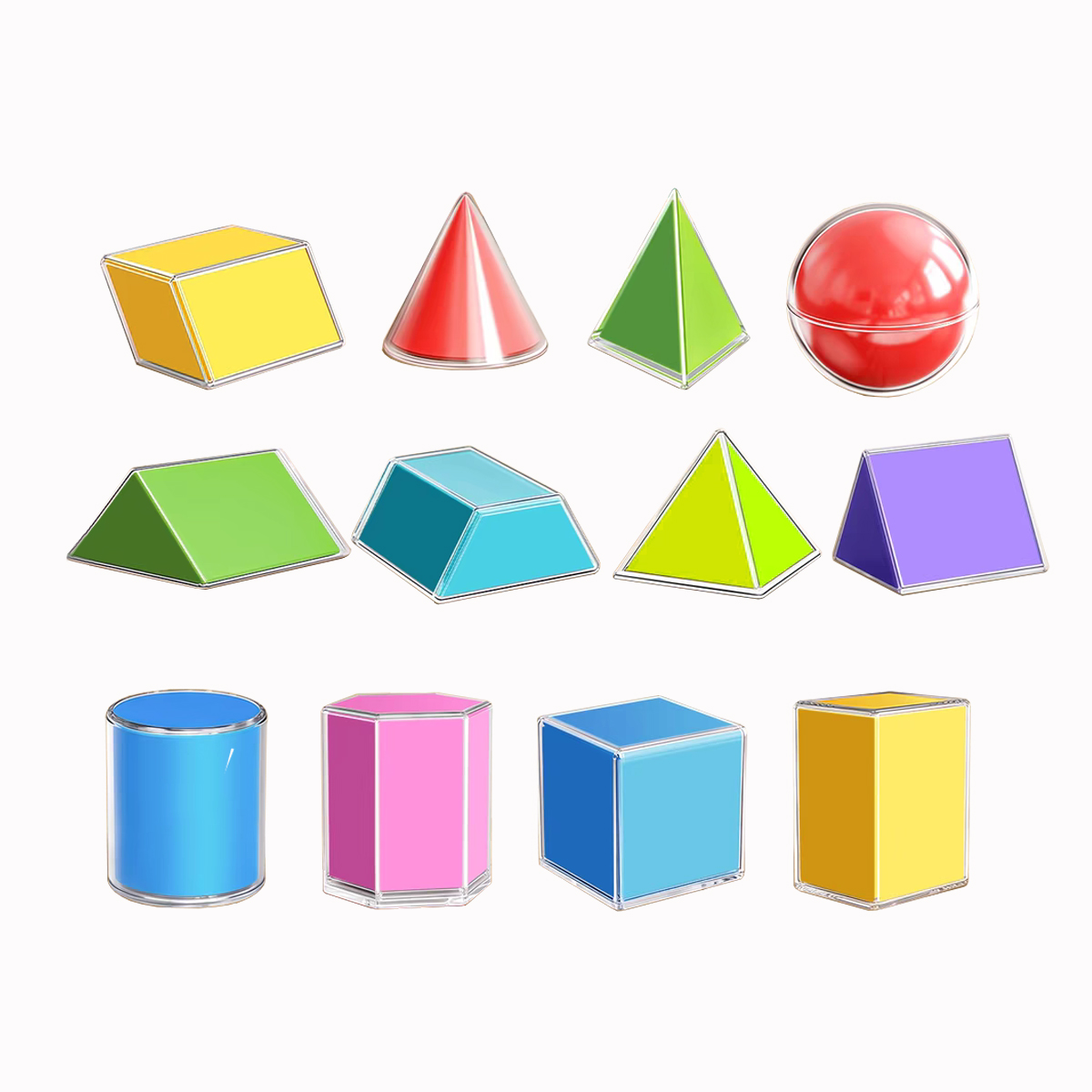 Modelos de Demostración de Geo - Math Manipulative Set reseña y precio