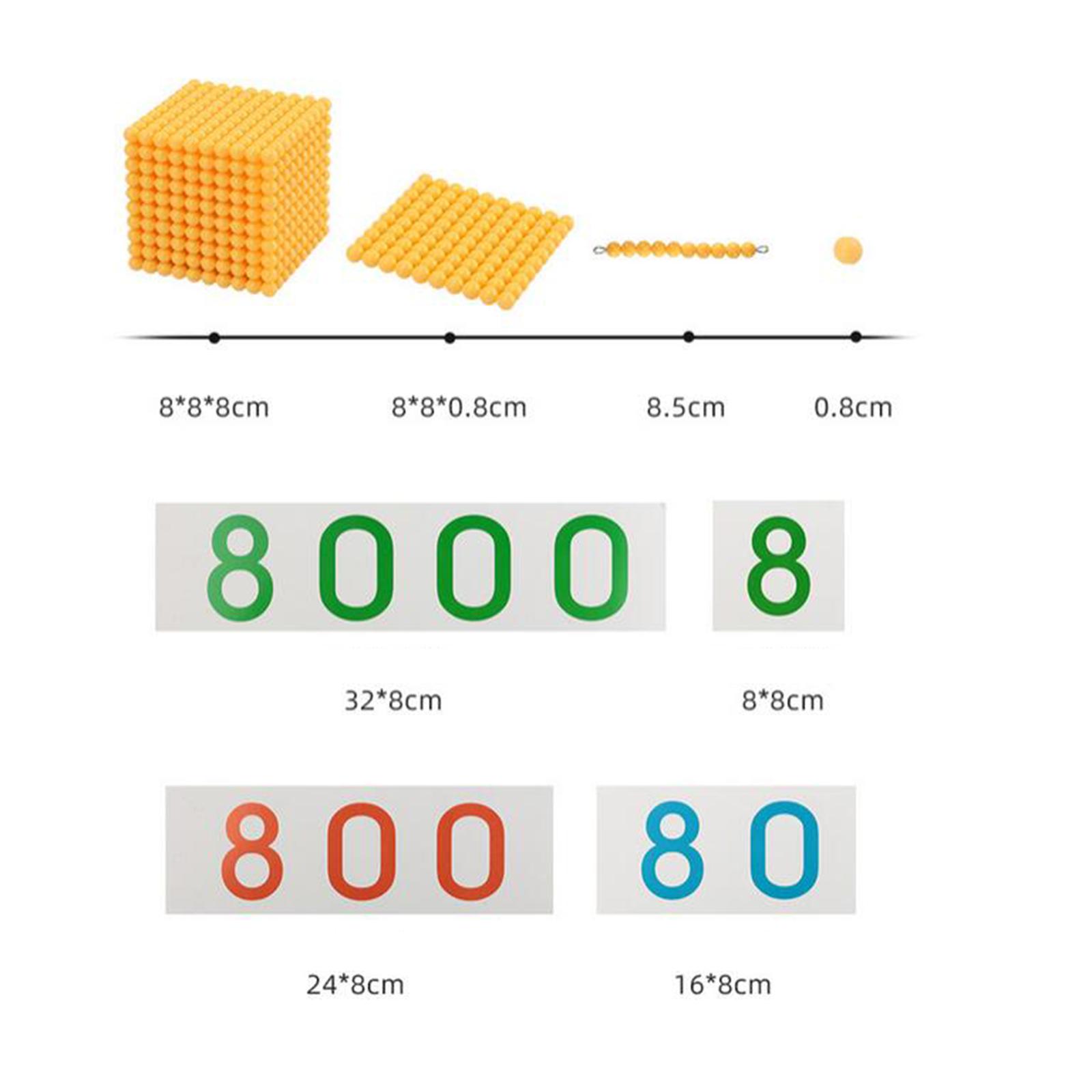 Juego de materiales Montessori - Math Manipulative Set reseña y precio