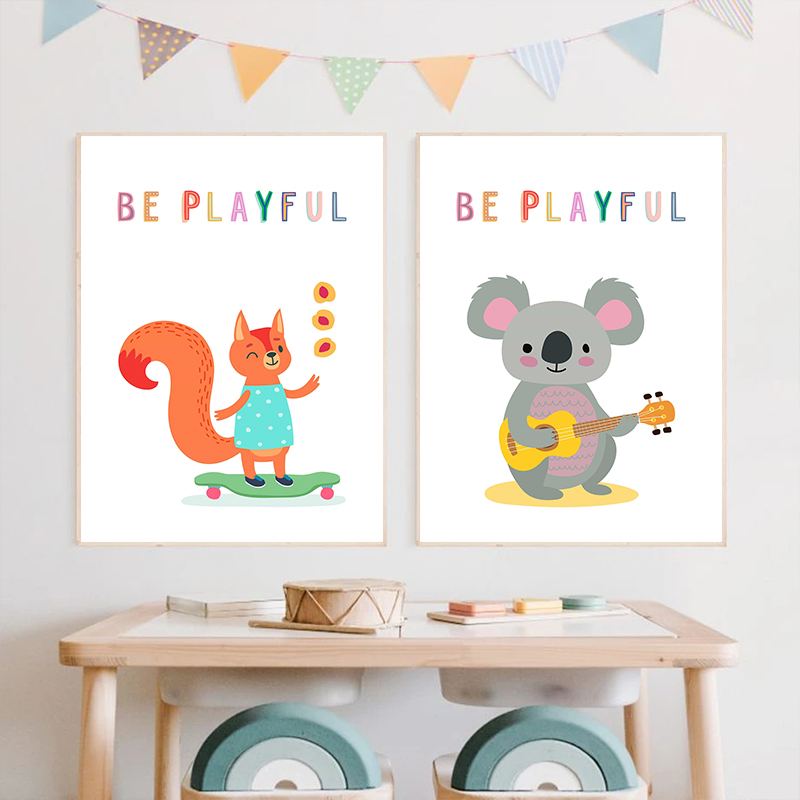 Impresión en lienzo de animale - Kids Education Picture reseña y precio