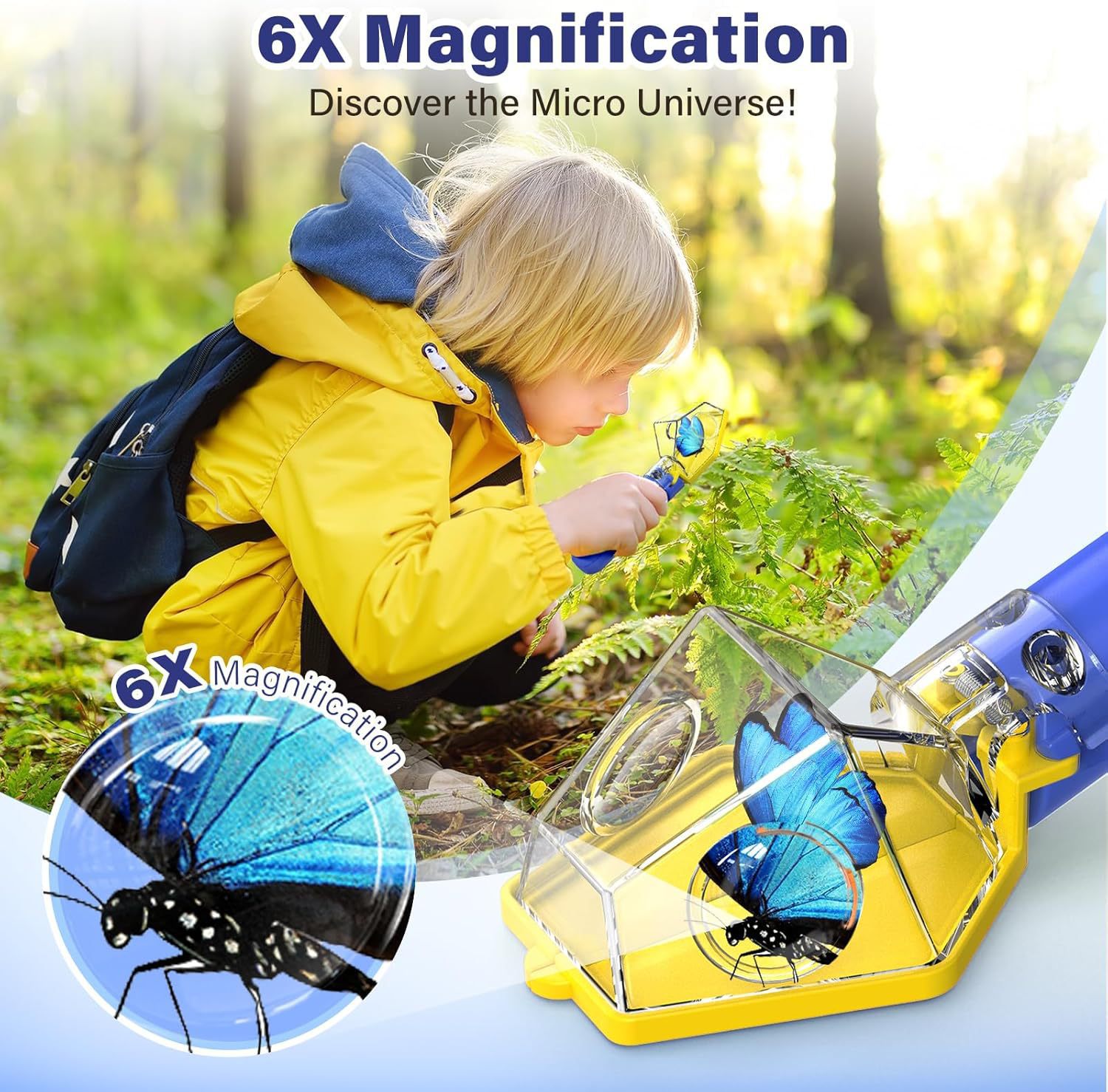 Lupa 6X para Niños, Atrapa Ins - Kids Outdoor Education reseña y precio