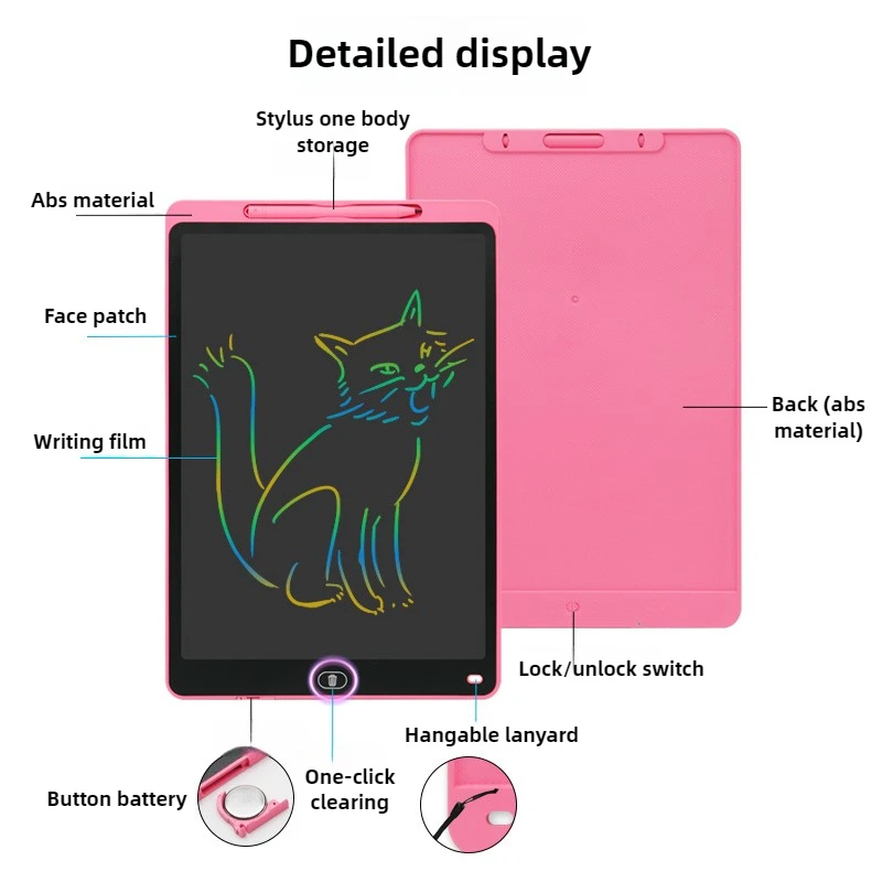 Tablero de dibujo LCD de 16/20 - Kids Education Tablet reseña y precio